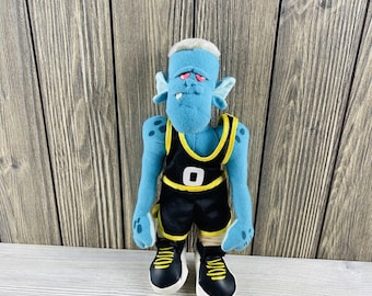 Vintage 1996 McDonalds Space Jam Monstars BLANKO Stuffed Plush Toy Figure