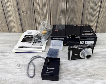 Panasonic LUMIX DMC-FS5 Digital Camera 10MP Black 3.6x Optical Zoom Open Box Rea