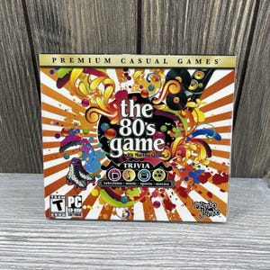 THE 80's Game  With Martha Quinn New Pc Cd-Rom Software Video Game  PC Game