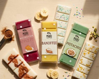 Barra de cera de soja artesanal para fundir, 6 aromas, 1+1 gratis, + regalo extra gratis