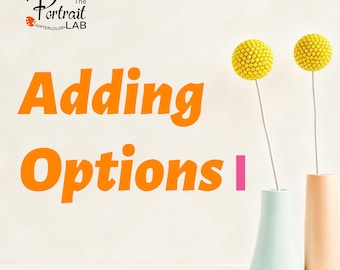 Custom-made portrait with characters, pets, and other personalized elements