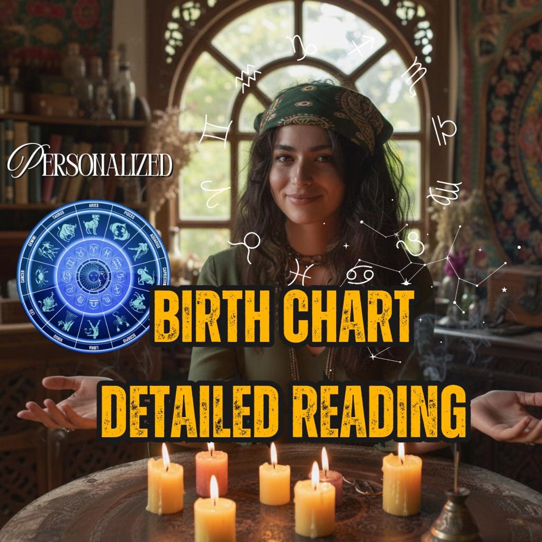 Detailed Astrological Birth Chart Reading, in Depth Natal Astrology ...