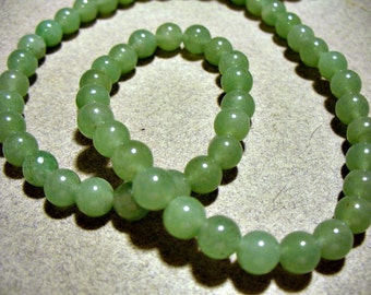 Aventurine Beads Gemstone Green  Round 6mm