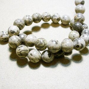 Scenic Jasper Beads Gemstone Round 10MM image 2