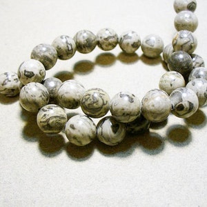 Scenic Jasper Beads Gemstone Round 10MM image 1