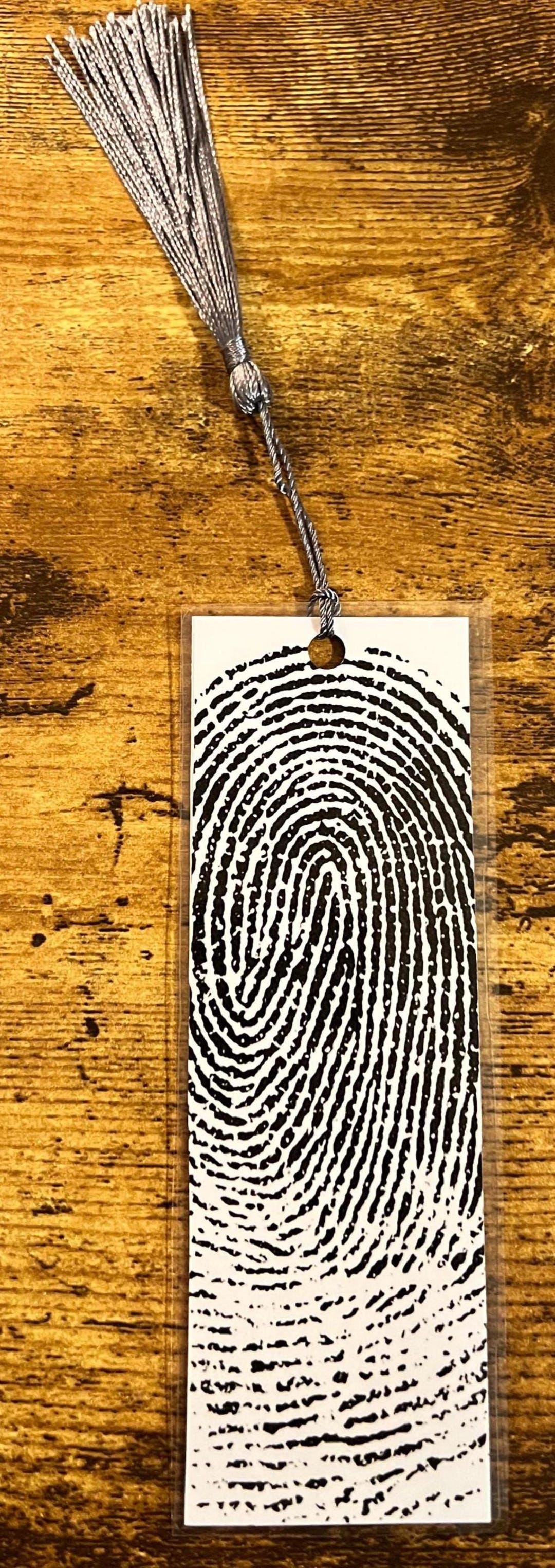 Unique Fingerprint Ridge Pattern Bookmark - Forensic Science & Identity ...