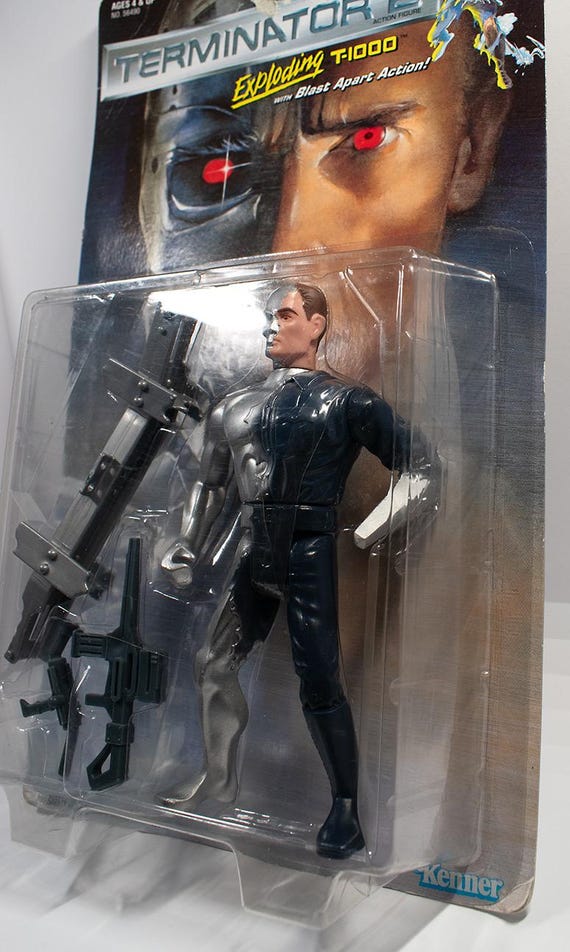 Terminator 2 Exploding T-1000 Action Figure With Blast Apart