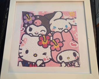 Hello Kitty and friends diamond art painting