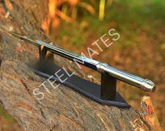 Angel Blade Full Metal with Stand Super Natural Prop Replica Cosplay Viking Sword Christmas Gifts for Him Halloween Gift Home Decor Gift