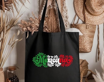 Mexicana Tote Bag, Cute Mexican Gift, Mexican Talavera Gift, Canvas Tote Bag, Latina Gift, 100% Cotton, Canvas Bag, Groceries Tote Bag