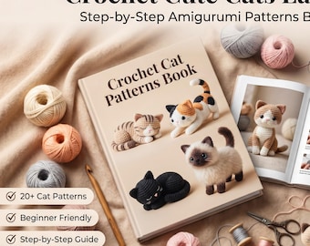 Amigurumi Cat Crochet Patterns | 20+ Kawaii Designs, Beginner Friendly (PDF Download)