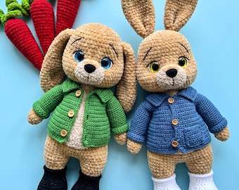 DIY Bunny Crochet Pattern: Amigurumi Plush Toy (PDF Download)