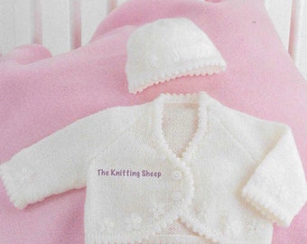 2 X PDF Instant Download PDF Patterns-Premature Newborn Tiny Baby/Baby Doll Cardigans Sets/Beanie/Hat- Bootees 10/18” - 0/6 months