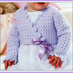 CUT PRICE - Instant Download - PDF Crochet Pattern - Babies/Child's Cropped Ballet Top/Wrapover Top