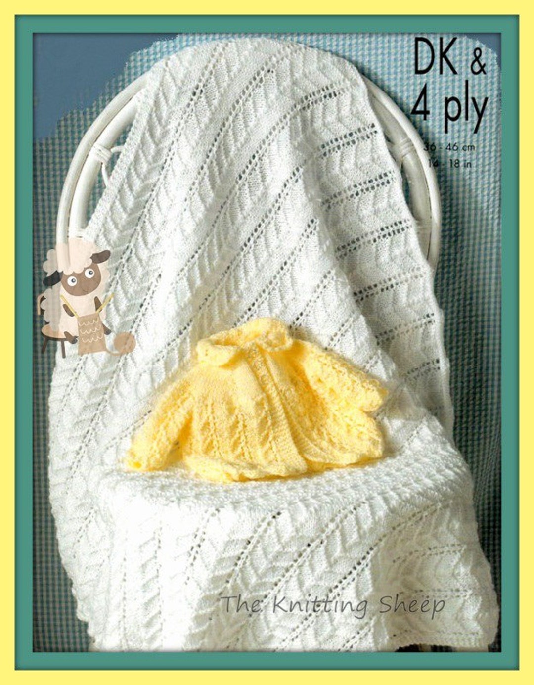 PDF Knitting Pattern for Baby Shawl and Matinee Coat Etsy