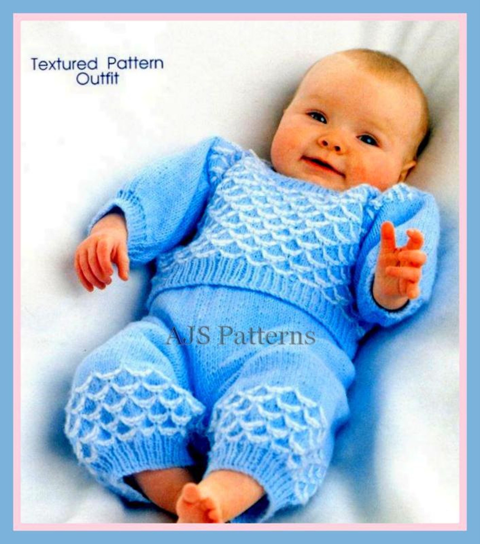 PDF Knitting Patterns Baby Jumpers with Assorted Motifs inc. Etsy