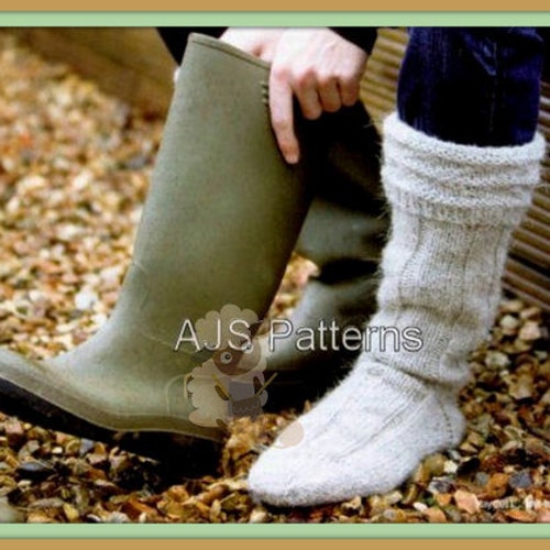 PDF Knitting Pattern Mens Aran 