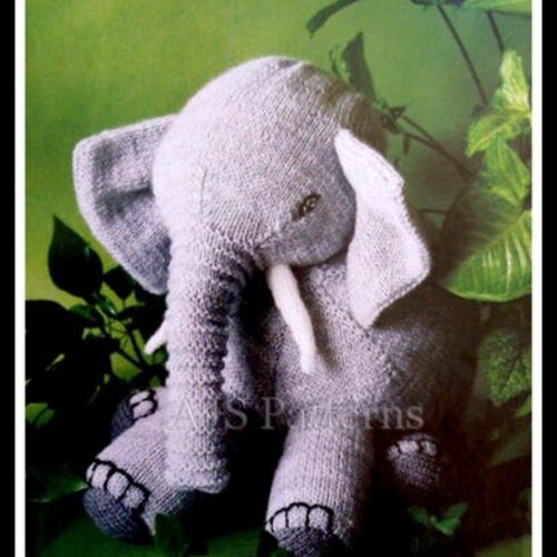 Elephant Baby Blanket Knitting Pattern | Etsy