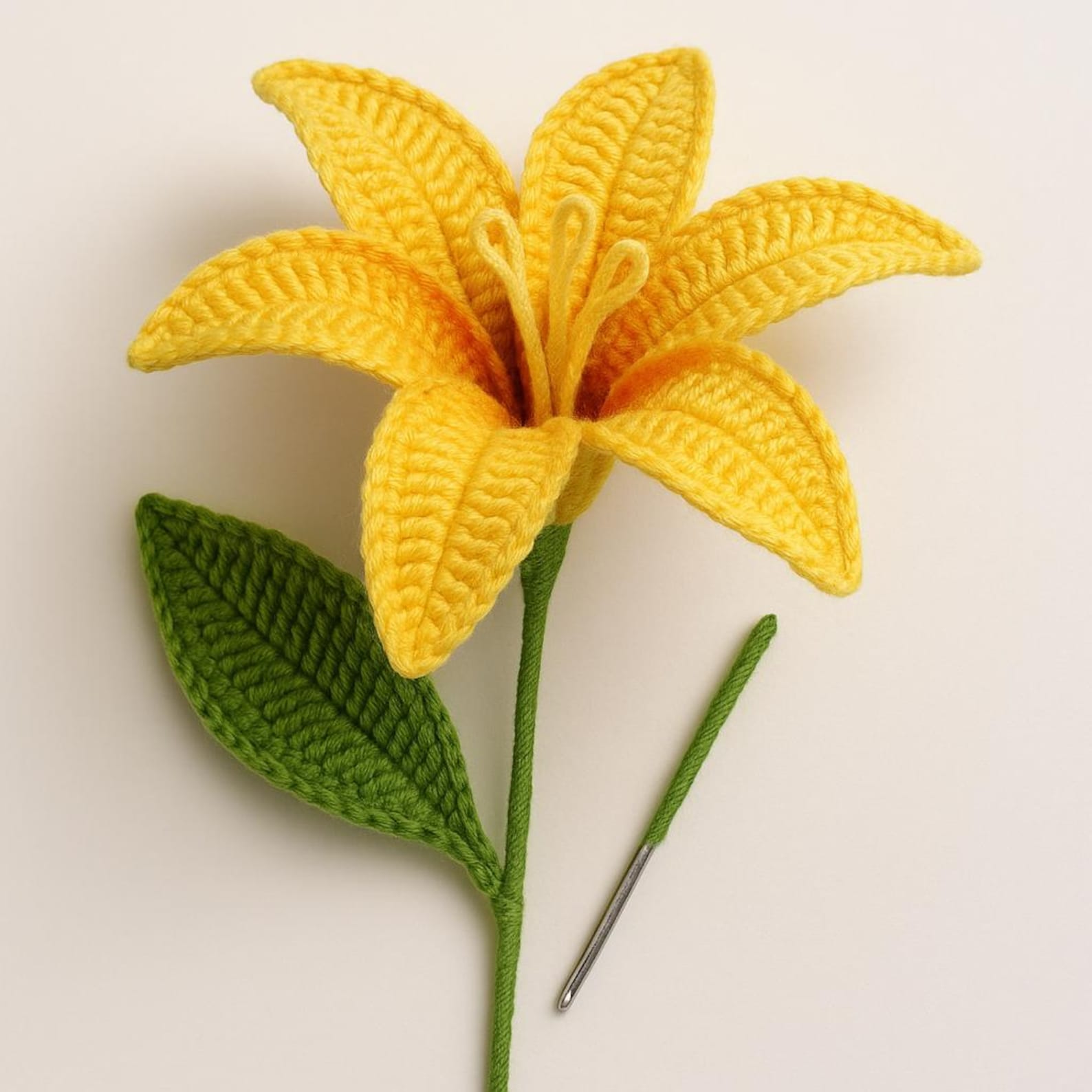 Crochet Lily Flower Pattern – Realistic DIY Bouquet (PDF Download) - Etsy