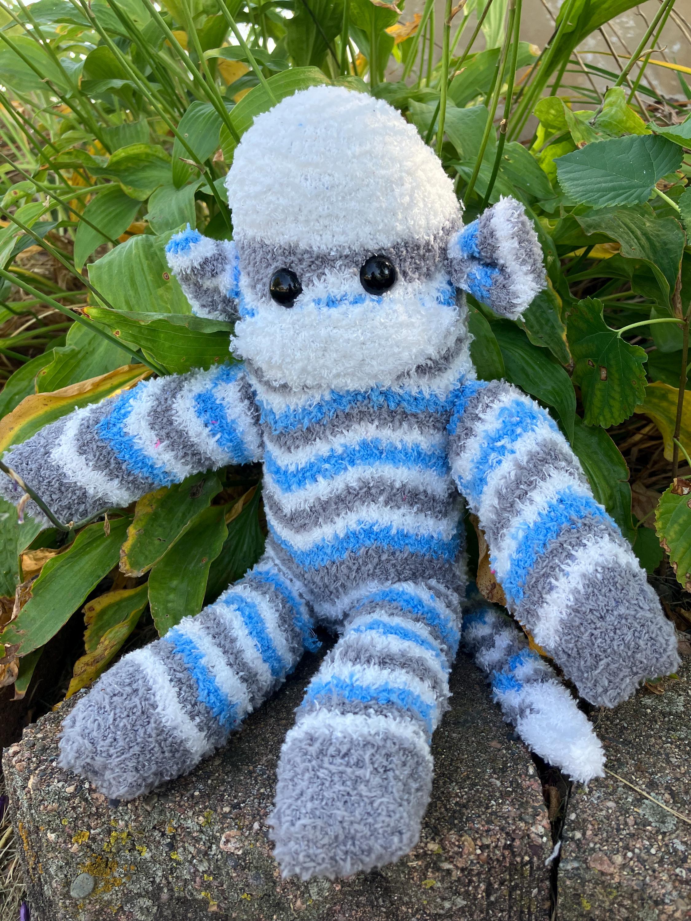 Blue Monkey Plush