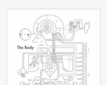 Impression de diagramme de corps