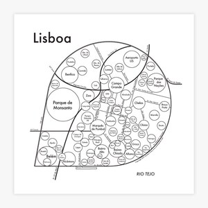 Lisbon Letterpress Carte 8"x8 »