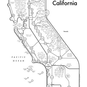 California Print 8.5&quot;x11&quot;