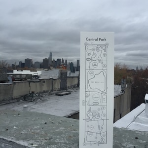Central Park Carte Letterpress Imprimer