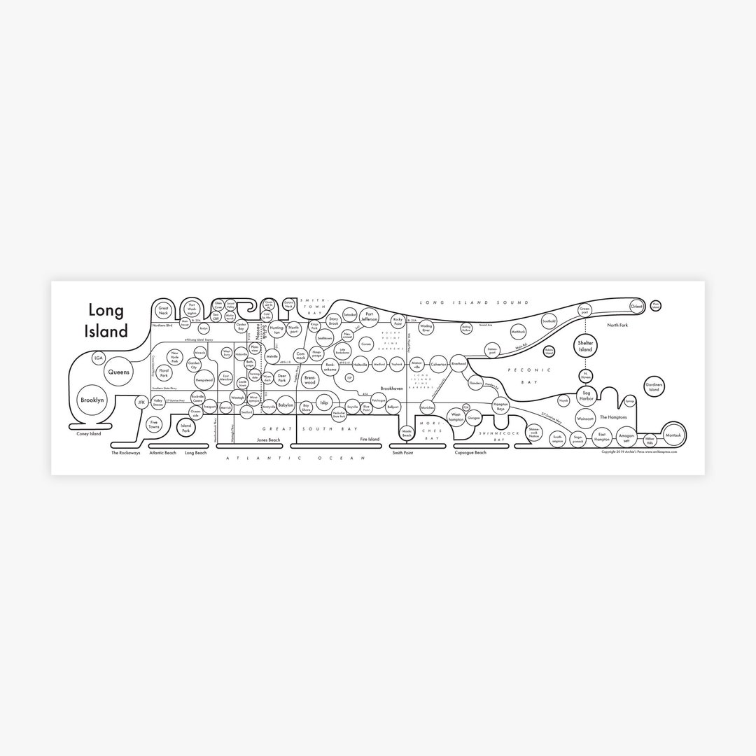 long-island-map-letterpress-print-etsy