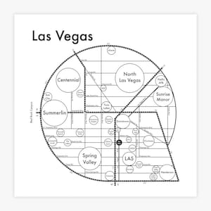 Las Vegas Carte 8"x8 » Impression Letterpress