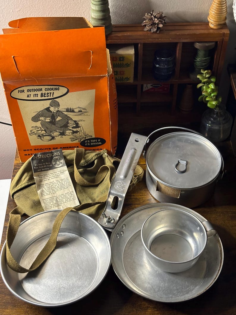Vintage Boy Scouts of America Mess Kit — Full Set With Original Box - Etsy