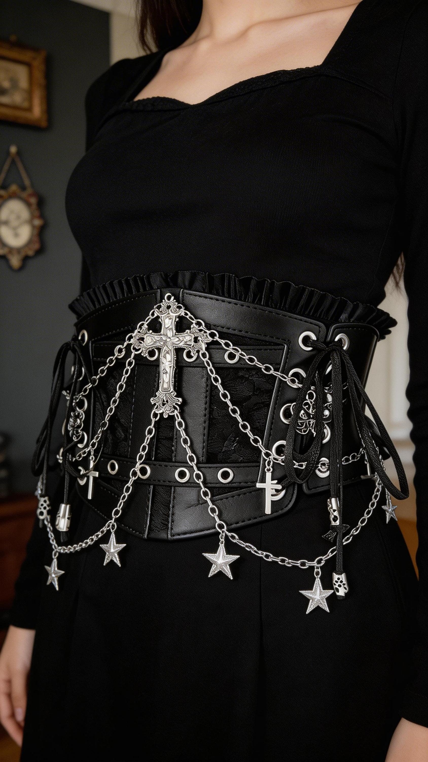 Cross Belt Chain - Etsy