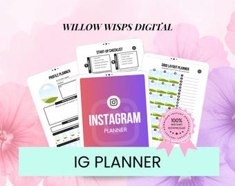 Instagram Social Media Planner Content Kalender Template