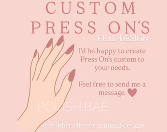 Custom - full design / Press-On Nailset
