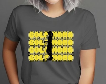 Golf Mama PNG, SVG, PDF, Regalo para mamá (Descarga digital)