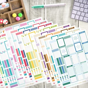 All Month Planner Printable Package/ Erin Condren Planner Stickers/ Printable Planner Stickers/ Printable Erin Condren Stickers/ Matching