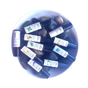 Essential Oil Roll-Ons, Aromatherapy, Calm, Focus, Uplift