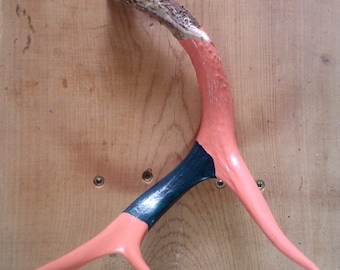 Handpainted, naturally shed whitetail Deer antler