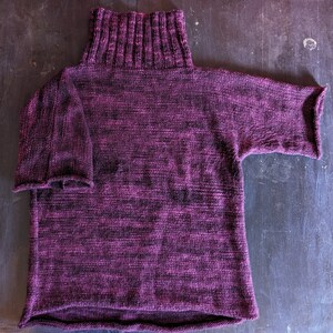 Soft Merino wool handknit sweater image 5