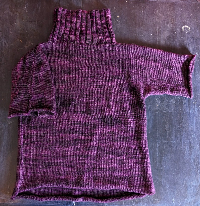 Soft Merino wool handknit sweater image 5