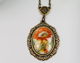 Vintage Orange Blossom Necklace