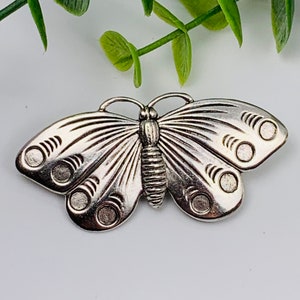 Antique Silver Butterfly Brooch