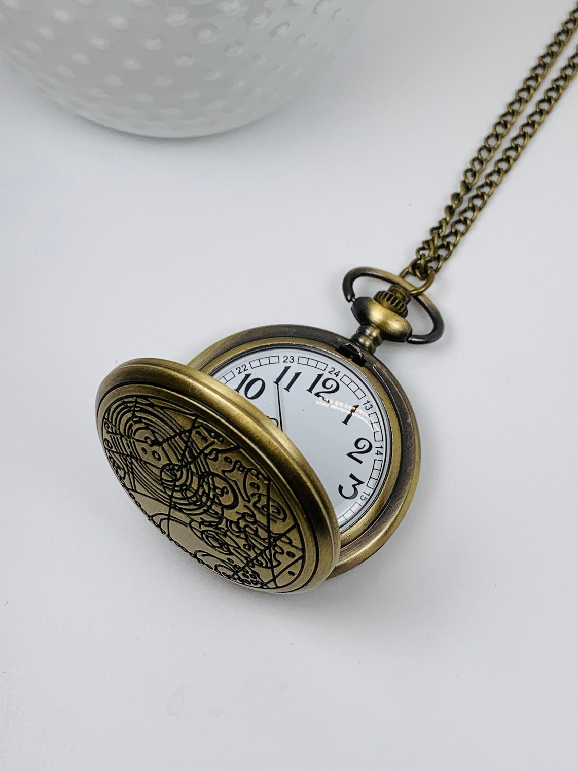Antique Brass Pocket Watch Etsy
