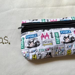 Quilted Monopoly Cell Phone Pouch - Monopoly Travel Case