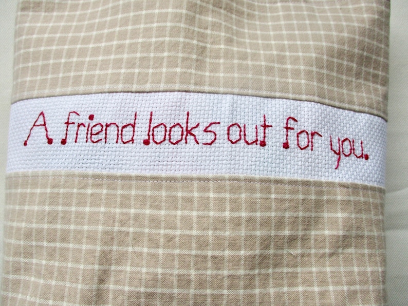 Friendship Mini Tote Bag Friendship and Cupcakes Reversible Gift Bag