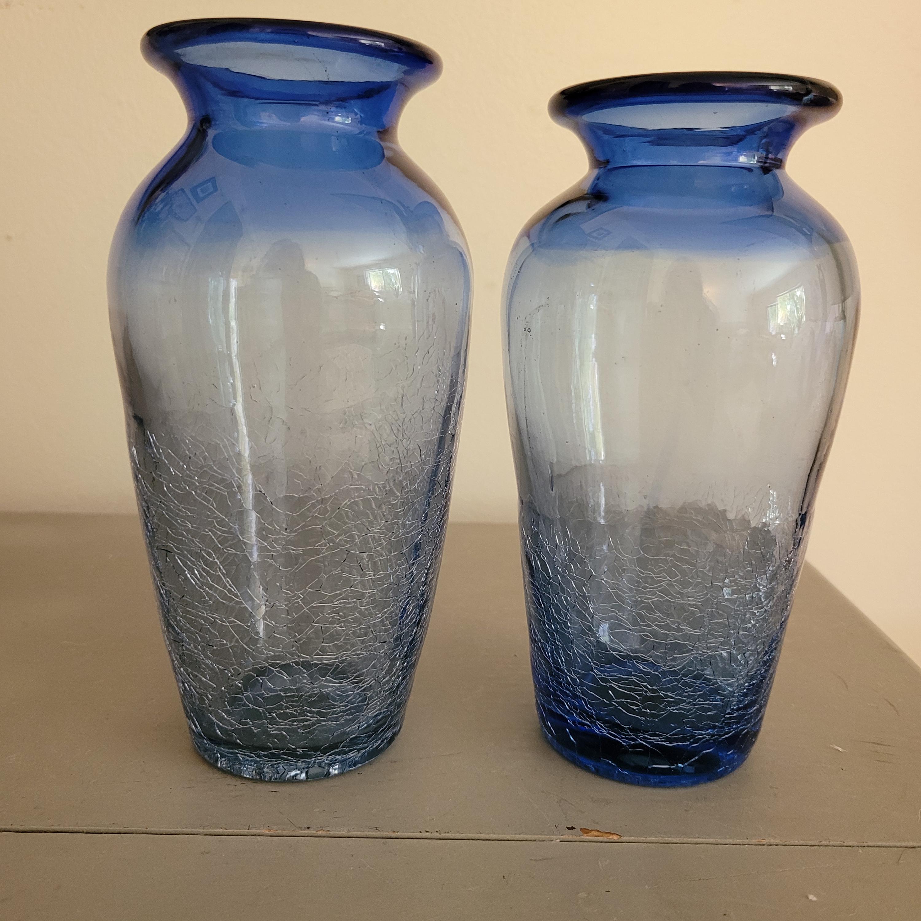 Blenko Glass Vases - Etsy