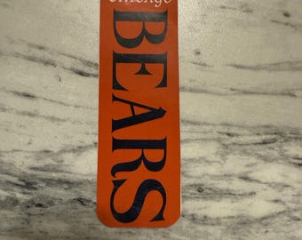 CHICAGO BEARS BOOKMARK