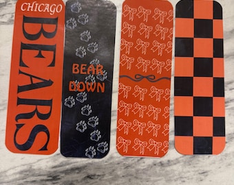 Chicago Bears 4-set Bookmarks