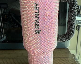 Custom Rhinestone | Stainless Steel Stanley’s – Hand Rhinestoned | Choose Your Color! | Special Edition Messi