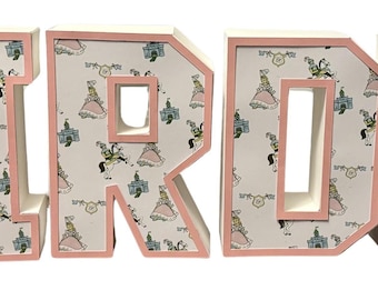 6 letras o números 3D